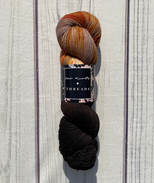 Smoky Quartz - Merino Fingering - Odd Knots + Threads