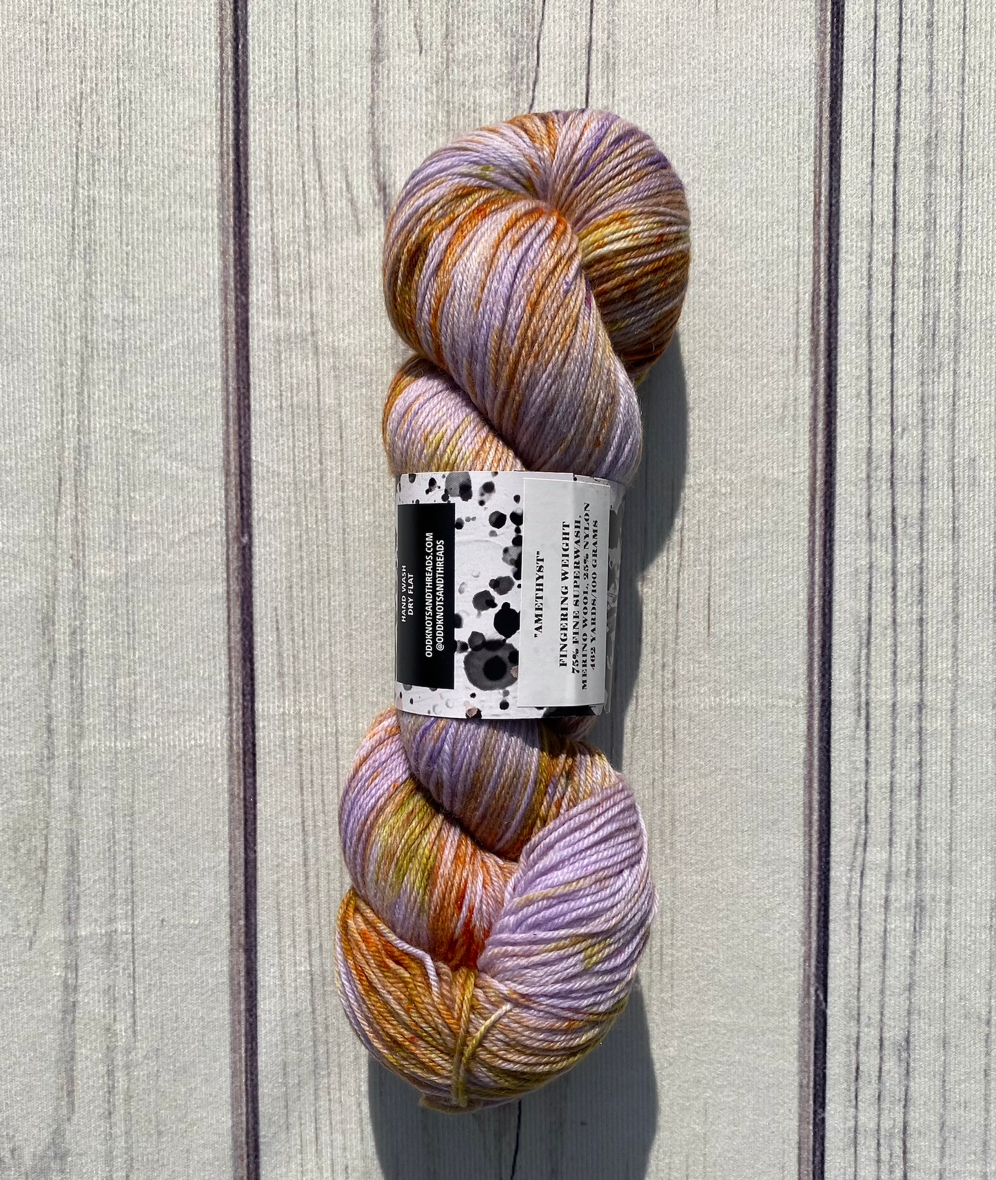 Amethyst - Merino Fingering - Odd Knots + Threads